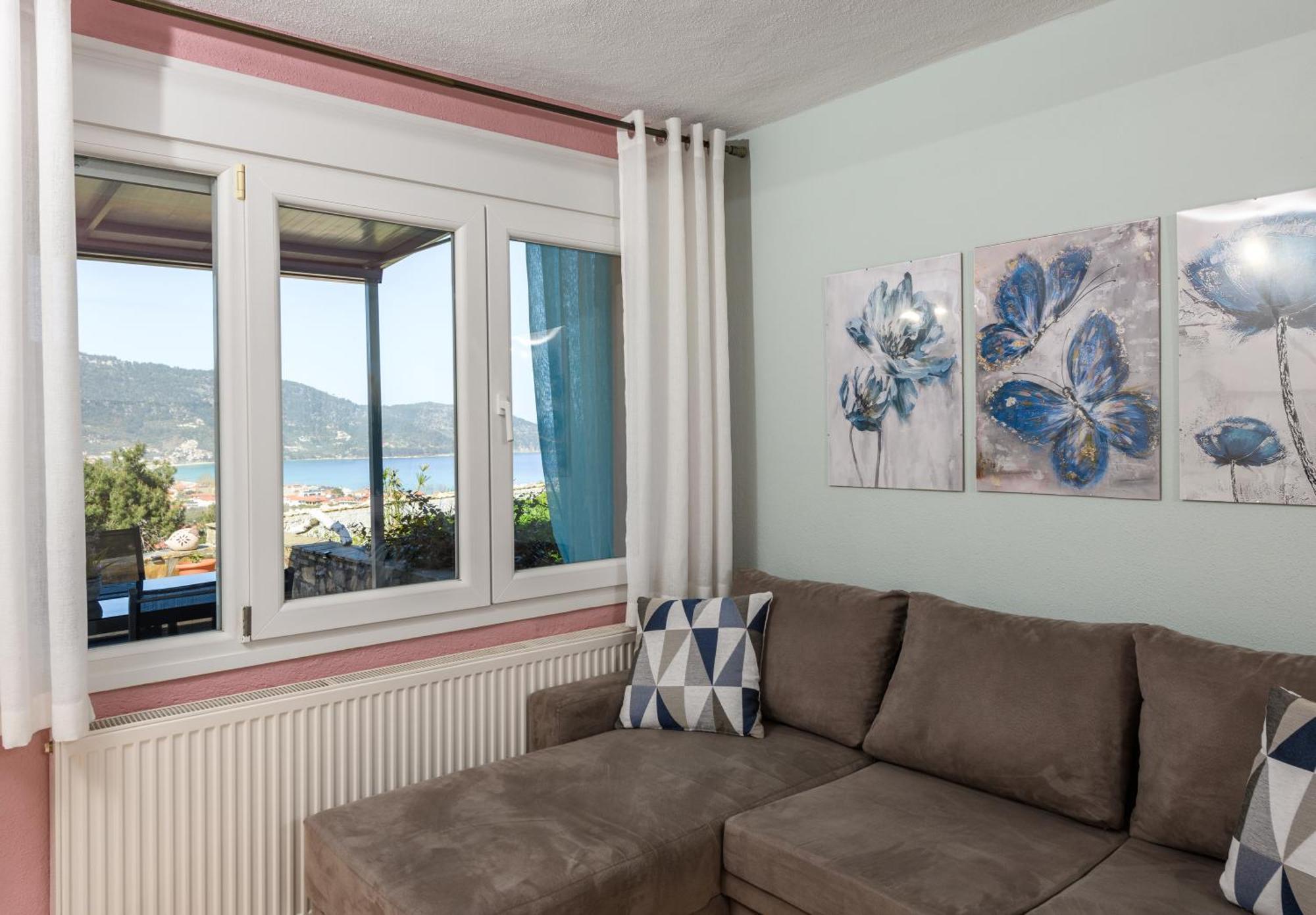 Villa Panorama Skala Potamia  Buitenkant foto