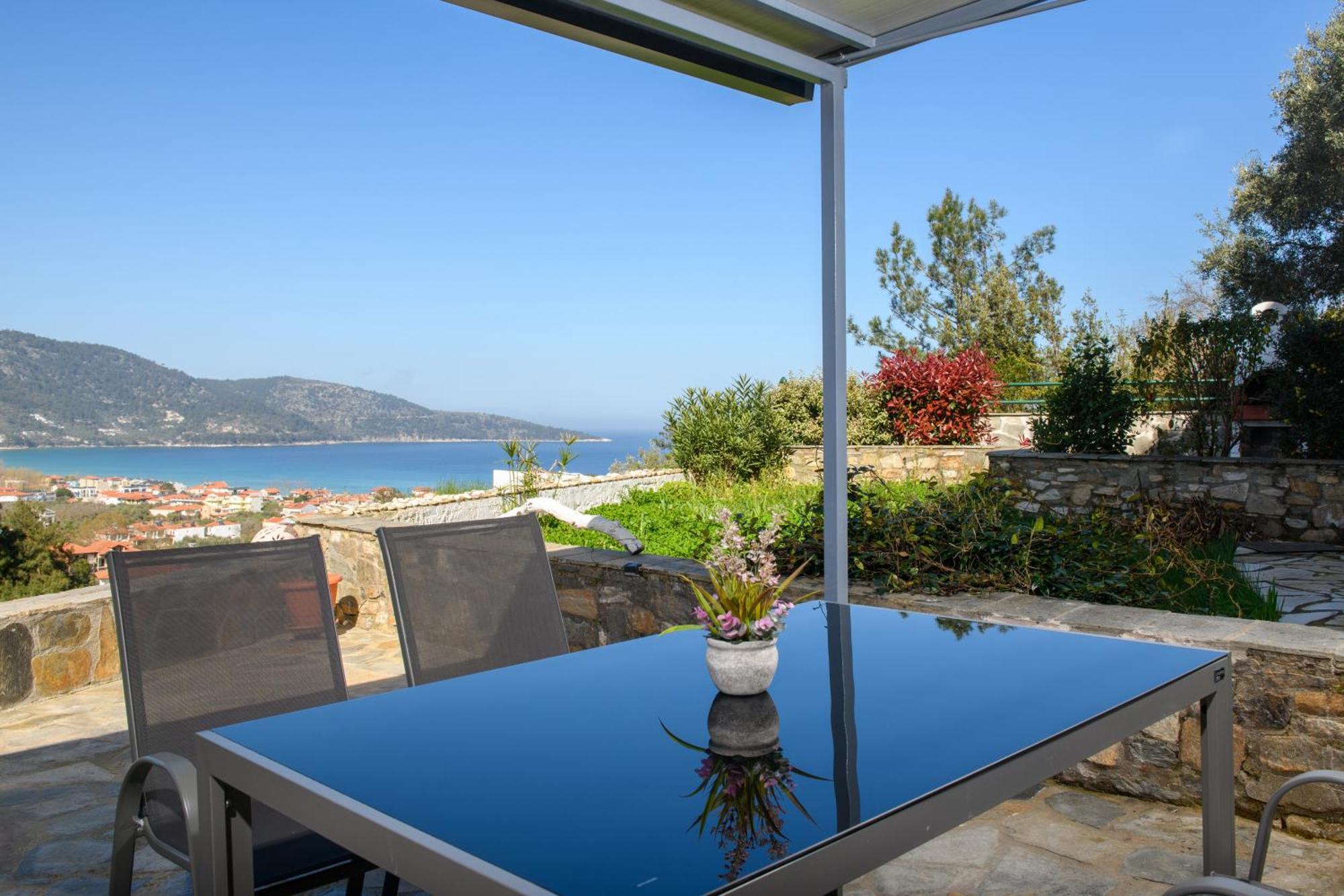 Villa Panorama Skala Potamia  Buitenkant foto