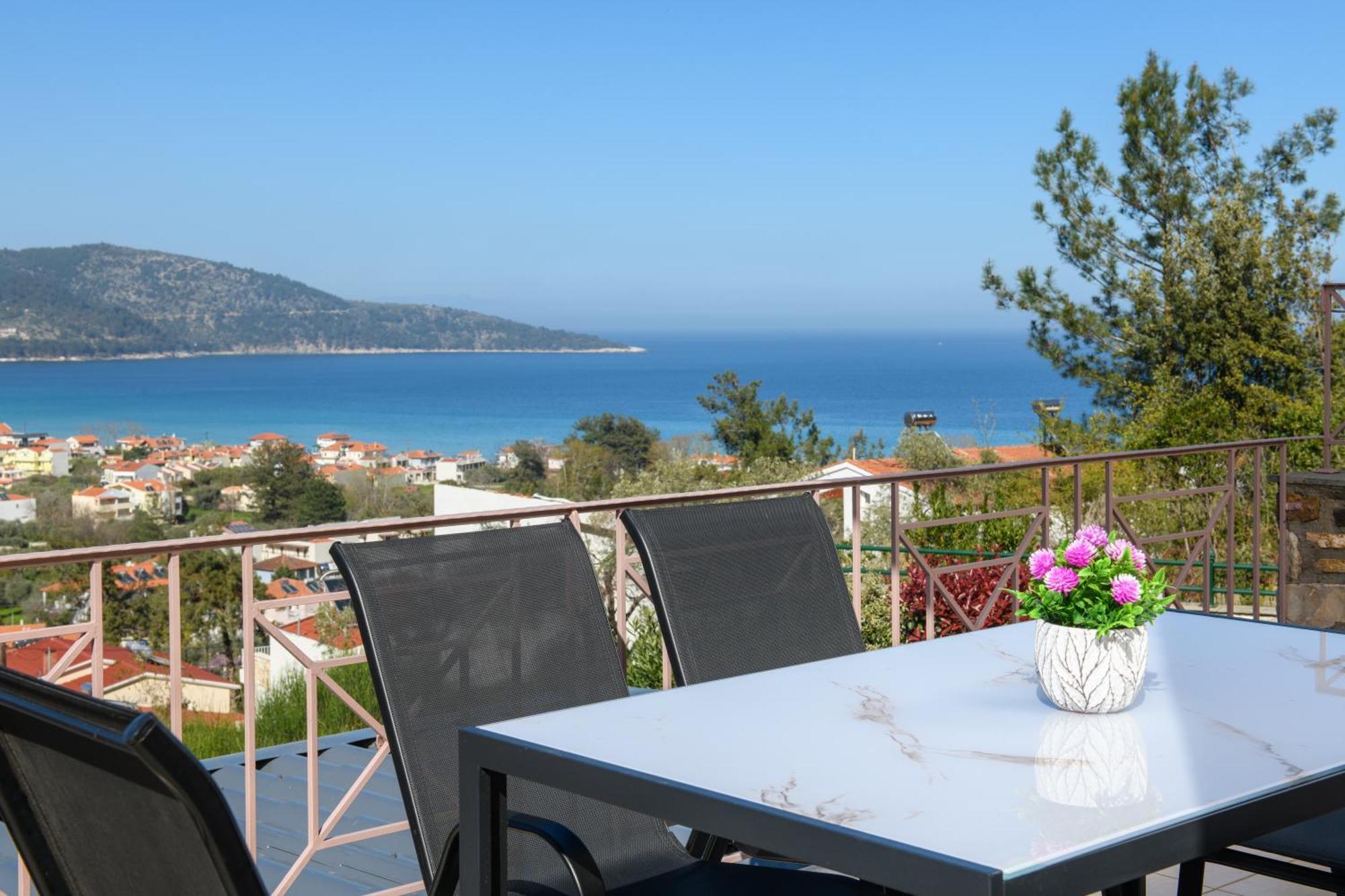 Villa Panorama Skala Potamia  Buitenkant foto